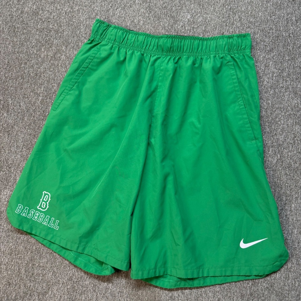 Nike Boston Red Sox Baseball Dri-FIT Shorts Mens Medium Green AQ3495-315